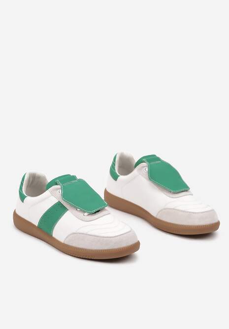 Sneakers Alb cu verde 5