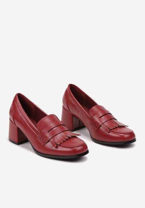Pantofi casual Erisannea Bordo 5