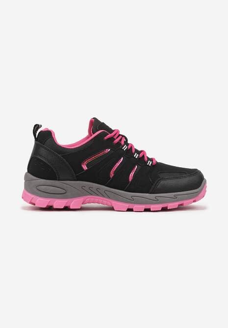 Czarne Buty Sportowe w Trekkingowym Stylu Zaiss 4