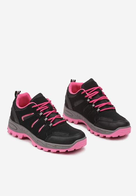 Czarne Buty Sportowe w Trekkingowym Stylu Zaiss 5