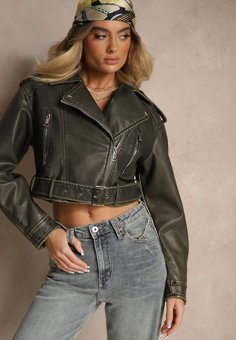 Geacă Laonisha Verde 4