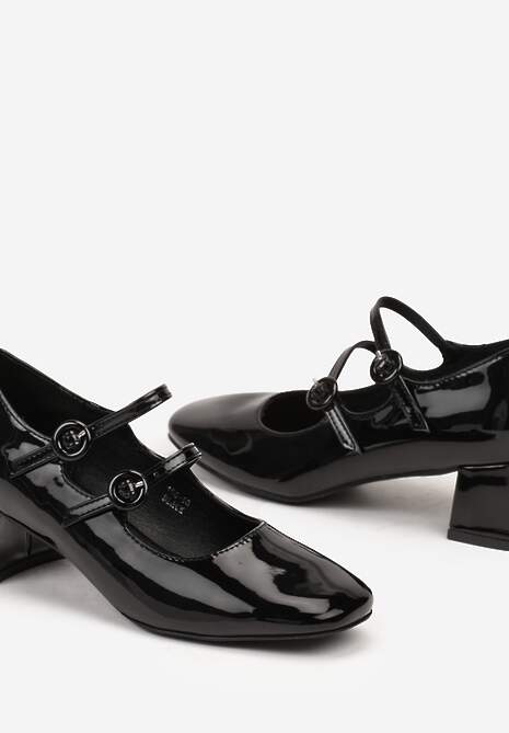 Pantofi cu toc Cresona Negri 6
