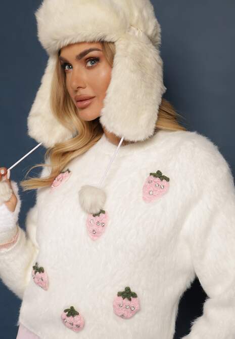 Pulover Leriah Alb 5