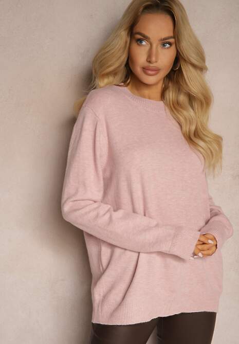 Pulover Mairissa Roz deschis 4