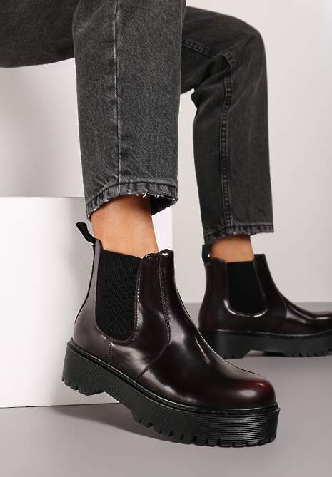 Botine Dailese Bordo
