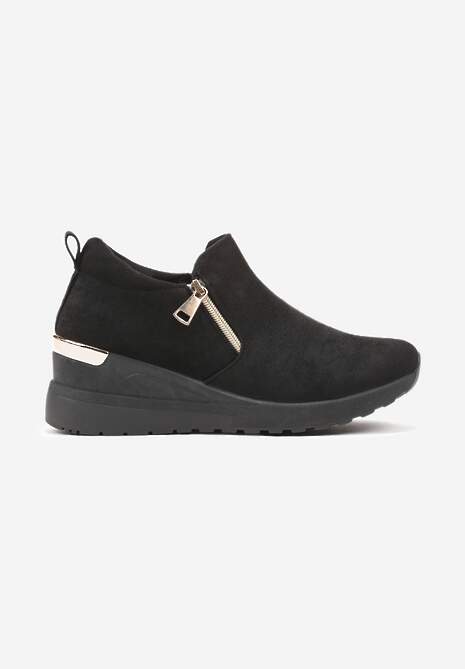 Sneakers Daivira Negru cu argintiu 4