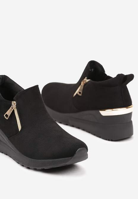 Sneakers Daivira Negru cu argintiu 6