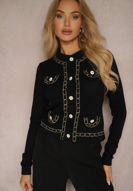 Cardigan Raihanae Negru 4
