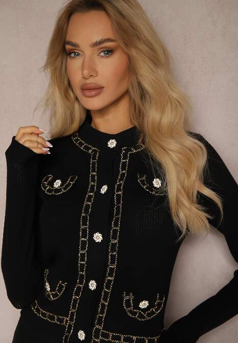 Cardigan Raihanae Negru 5