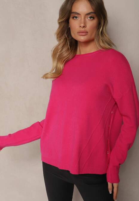 Pulover Rerige Fucsia 4