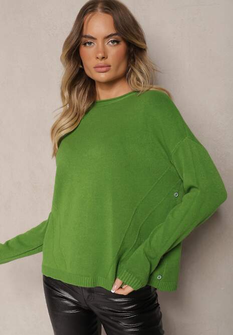 Pulover Rerige Verde 4
