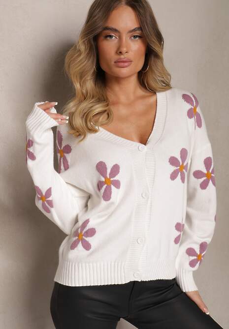 Cardigan Anarista Alb 4