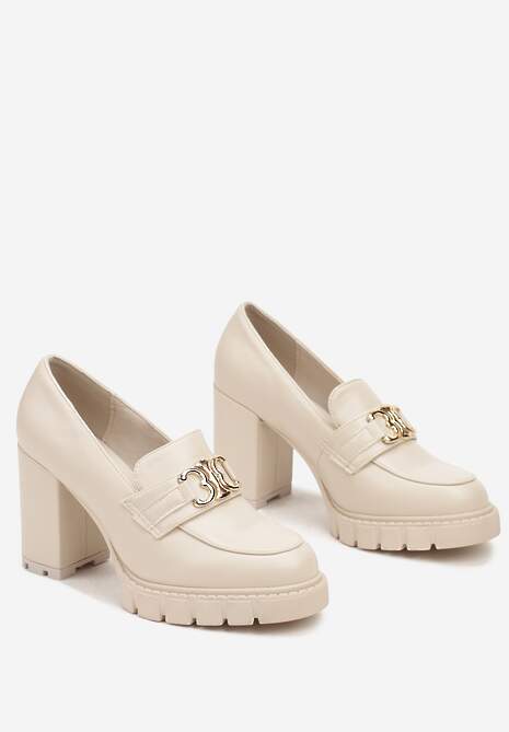 Pantofi casual Miadelena Bej 5