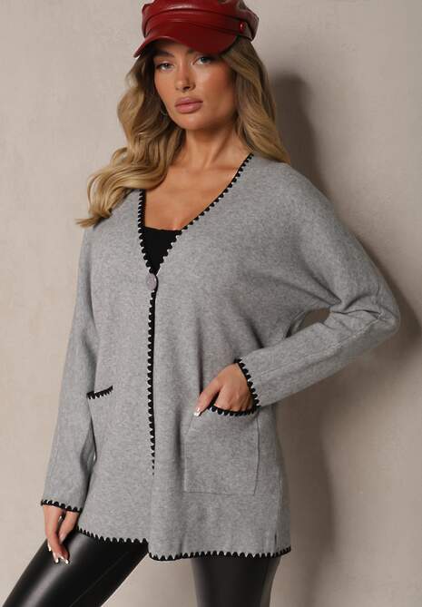 Cardigan Ciadoraa Gri deschis