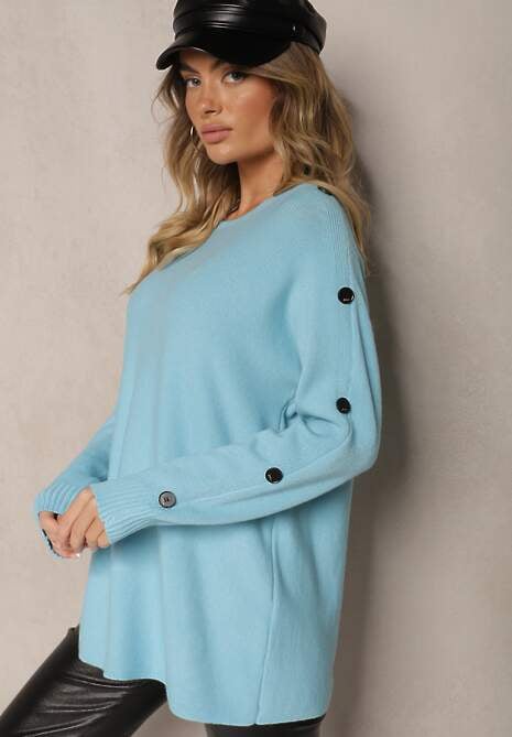 Pulover Ciavonne Albastru deschis 4