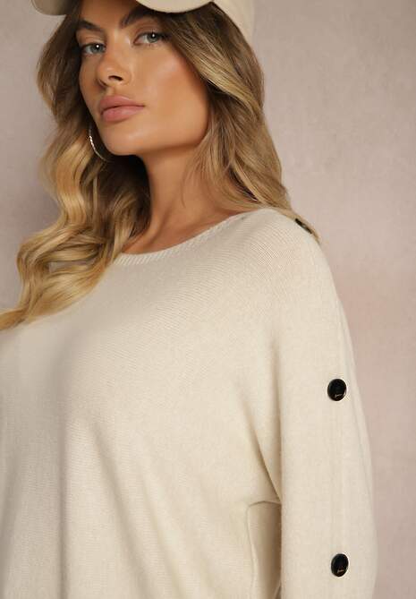 Pulover Ciavonne Bej deschis 5