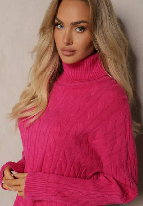 Pulover pe gât Cialisee Fucsia 5
