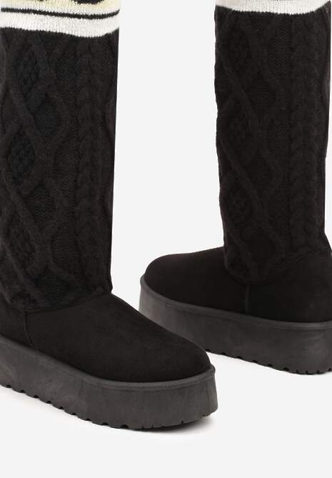 Cizme Kaielia Negre 6