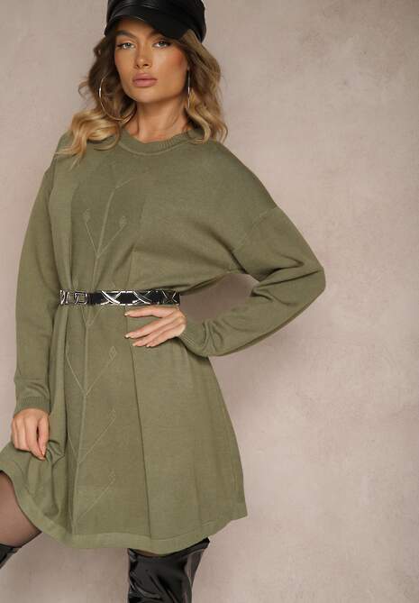 Rochie Kaidrea Verde închis 4