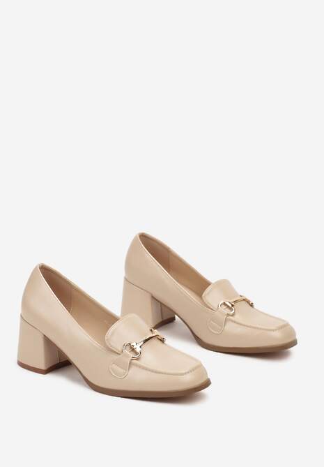 Pantofi casual Kaithra Bej 5