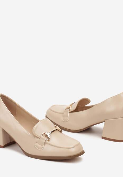 Pantofi casual Kaithra Bej 6