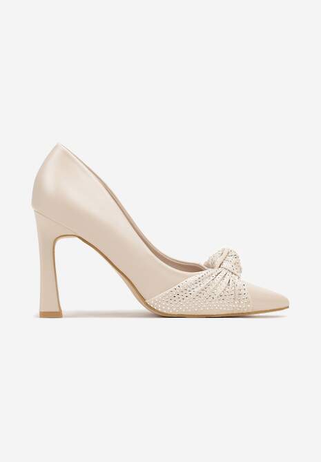 Pantofi stiletto Virimae Bej 4