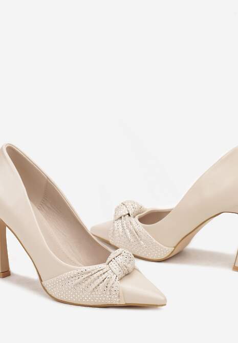 Pantofi stiletto Virimae Bej 6
