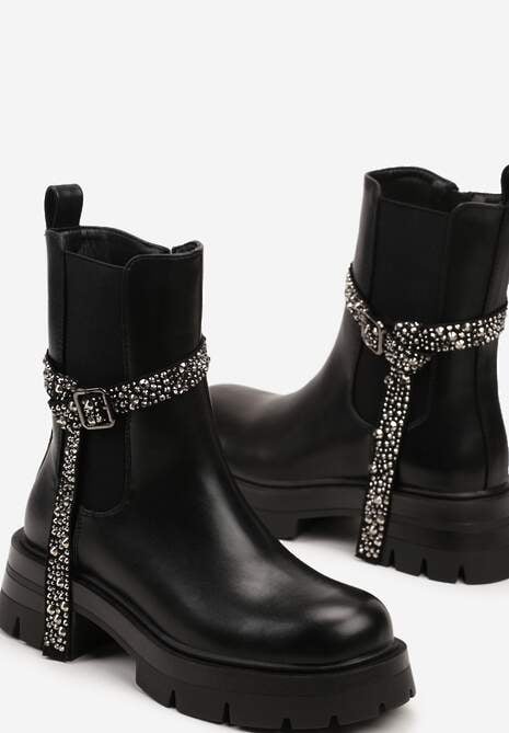 Botine Loraline Negre 6