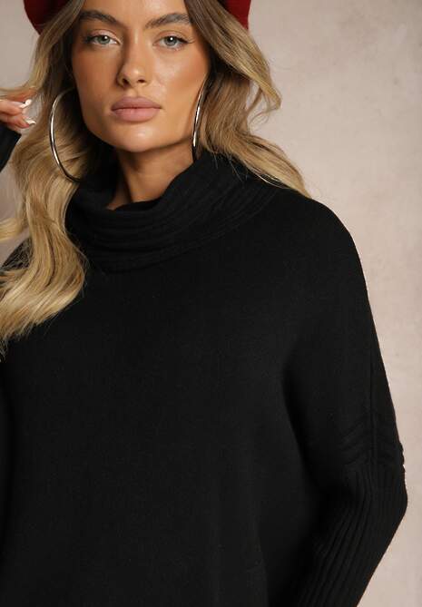 Pulover pe gât Celestelle Negru 5