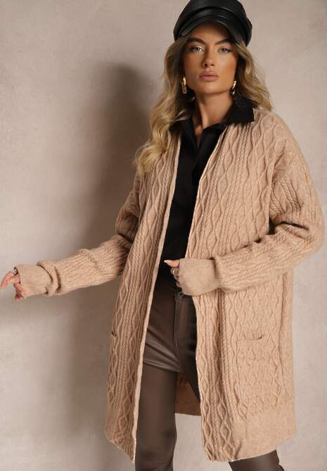 Cardigan Vailithe Bej închis 4