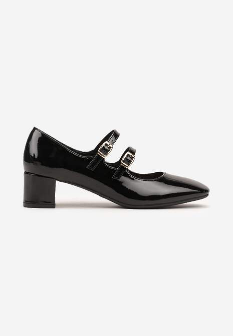Pantofi cu toc Daithina Negri 4
