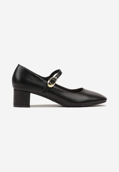 Pantofi cu toc Daithara Negri 4