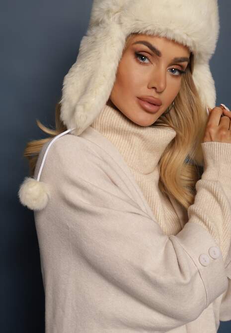 Cardigan Asindra Bej deschis 5