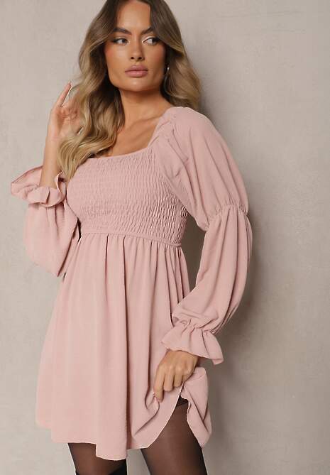 Rochie Savione Roz 4