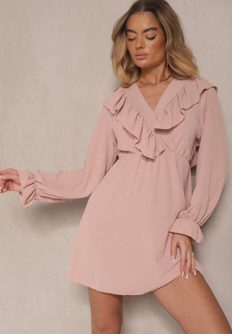 Rochie Melosia Roz 4