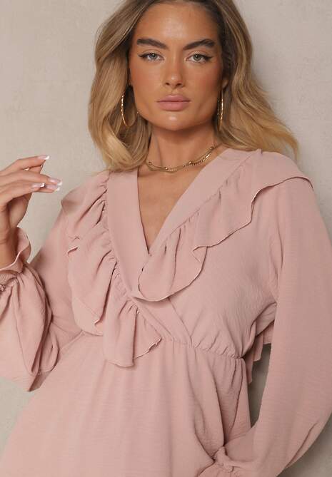 Rochie Melosia Roz 5