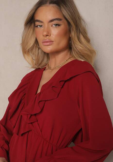Rochie Melosia Bordo 5