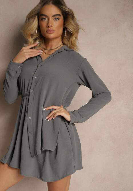 Rochie Eloriana Gri 4