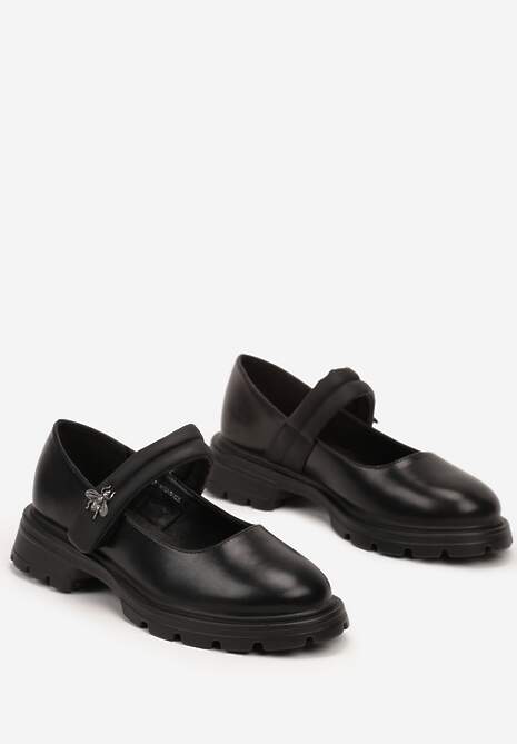 Pantofi casual Evelora Negri 5