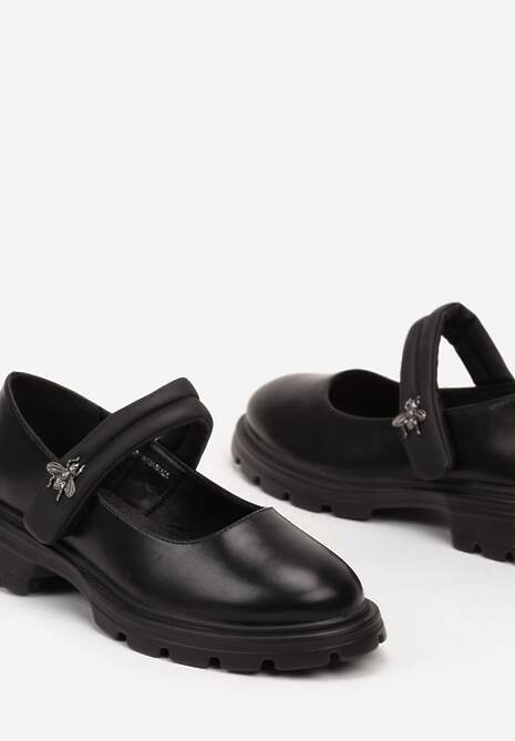 Pantofi casual Evelora Negri 6