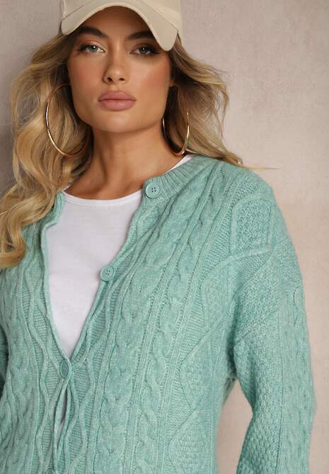 Cardigan Alorinda Verde mentă 5