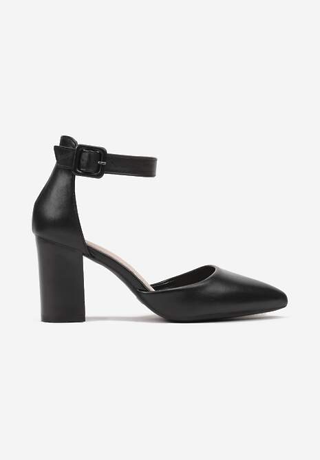 Pantofi cu toc Alorelle Negri 4