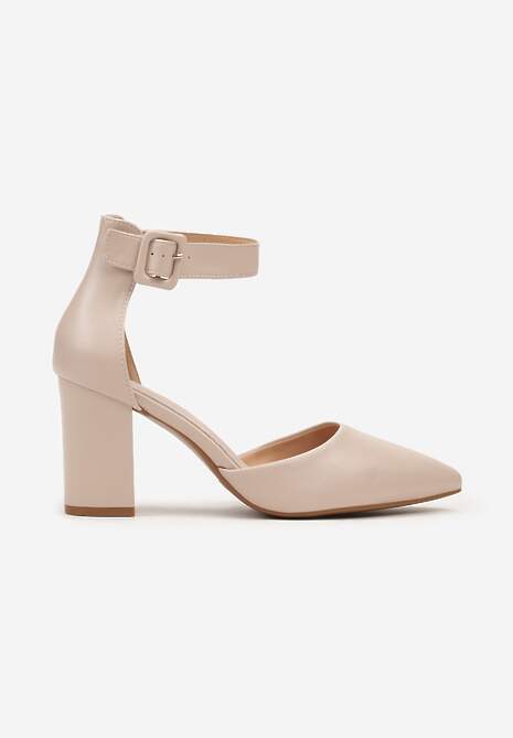 Pantofi cu toc Alorelle Bej 4