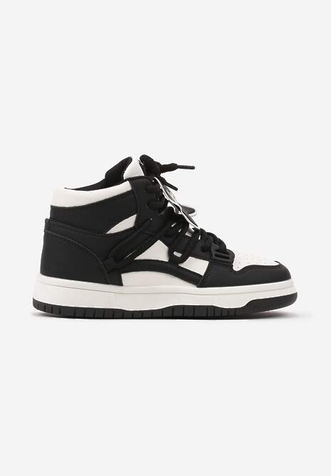 Sneakers Saveline Alb cu negru 4