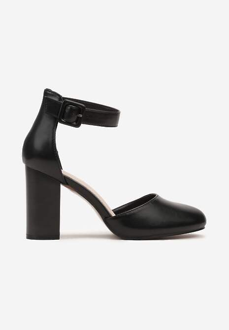 Pantofi cu toc Belandria Negri 4