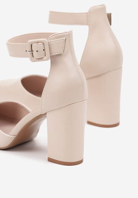 Pantofi cu toc Belandria Bej 6