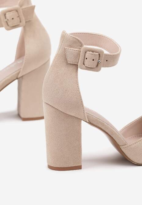 Pantofi cu toc Belandria Bej 6