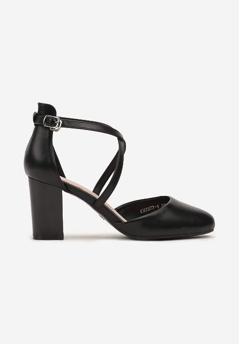 Pantofi cu toc Vaitaelle Negri 4