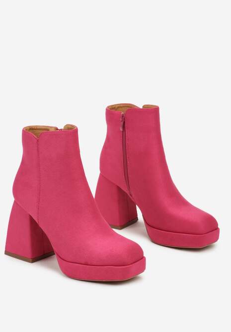 Botine Calindria Fucsia 5