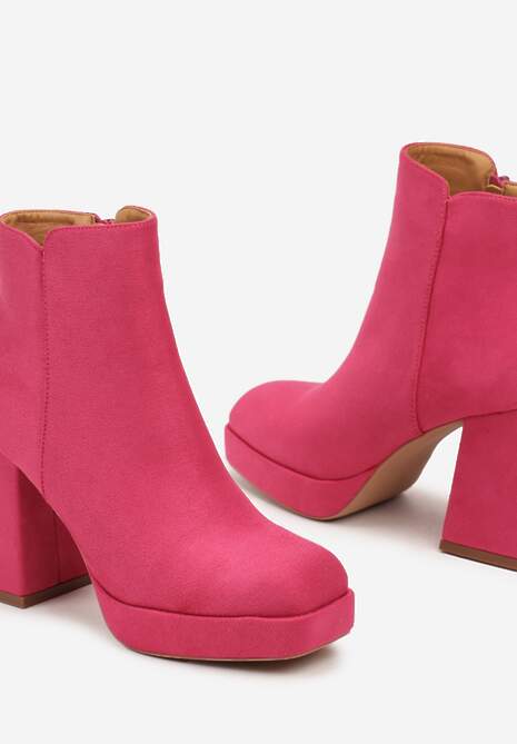 Botine Calindria Fucsia 6